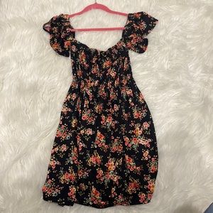 Floral print spring dress